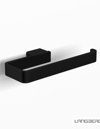 Χαρτοθήκη Μπάνιου Χωρίς Κάλυμμα Langberger Black  (21123-38B)B)