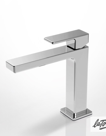 Μπαταρία Νιπτήρα La Torre Profili Chrome με Αυτόματη Βαλβίδα (45001-100)