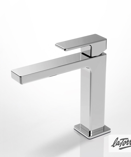 Μπαταρία Νιπτήρα La Torre Profili Chrome με Αυτόματη Βαλβίδα (45001-100)