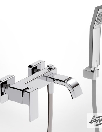 Μπαταρία Λουτρού La Torre Profili-Plus Chrome (46019-100)