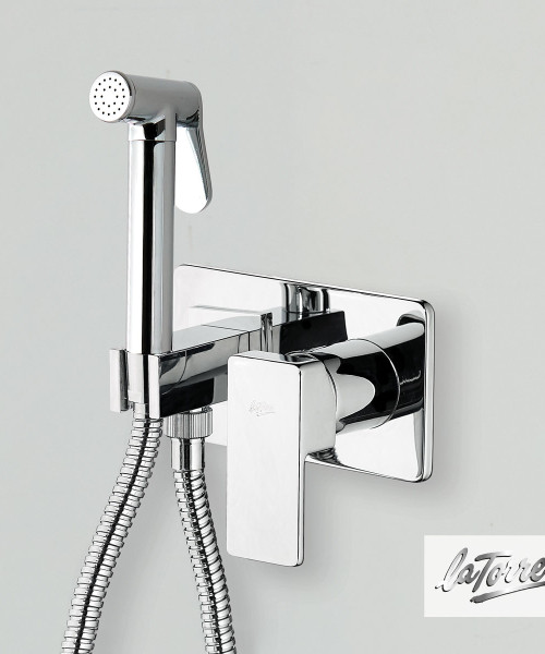 Σύστημα Μπιντέ Εντοιχισμού Flush-Mix Profili La Torre Chrome (45211-100)