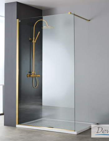 Διαχωριστικό Ντουζιέρας IWIS Walk-in 80 Gold Brushed