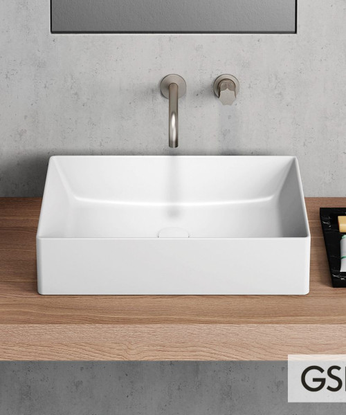 Νιπτήρας Πορσελάνης GSI Kube-X 50x37 White (9429-300)