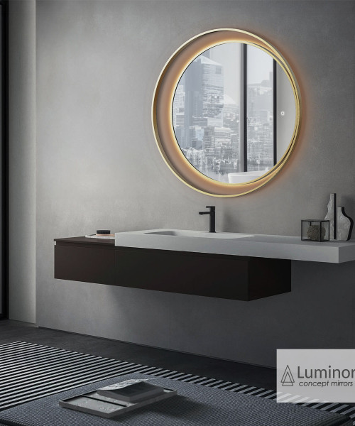 Καθρέφτης Μπάνιου ECLIPSE Φ82 LED Luminor (ECL82)