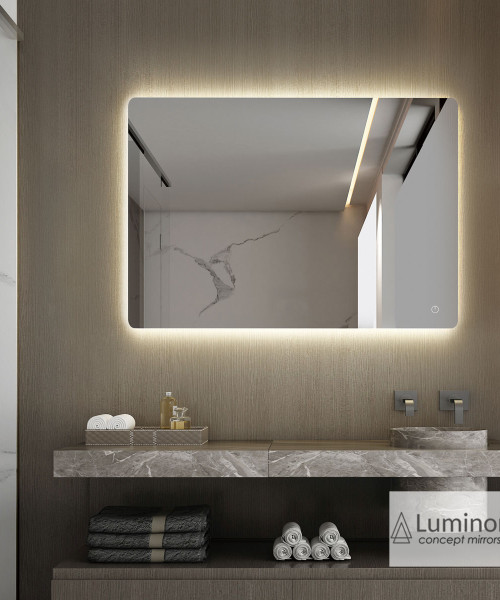 Καθρέπτης Μπάνιου JOY 100x70 Luminor (JOY10070)